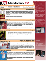 Mendicino TV events- Tibetan Photo Porject